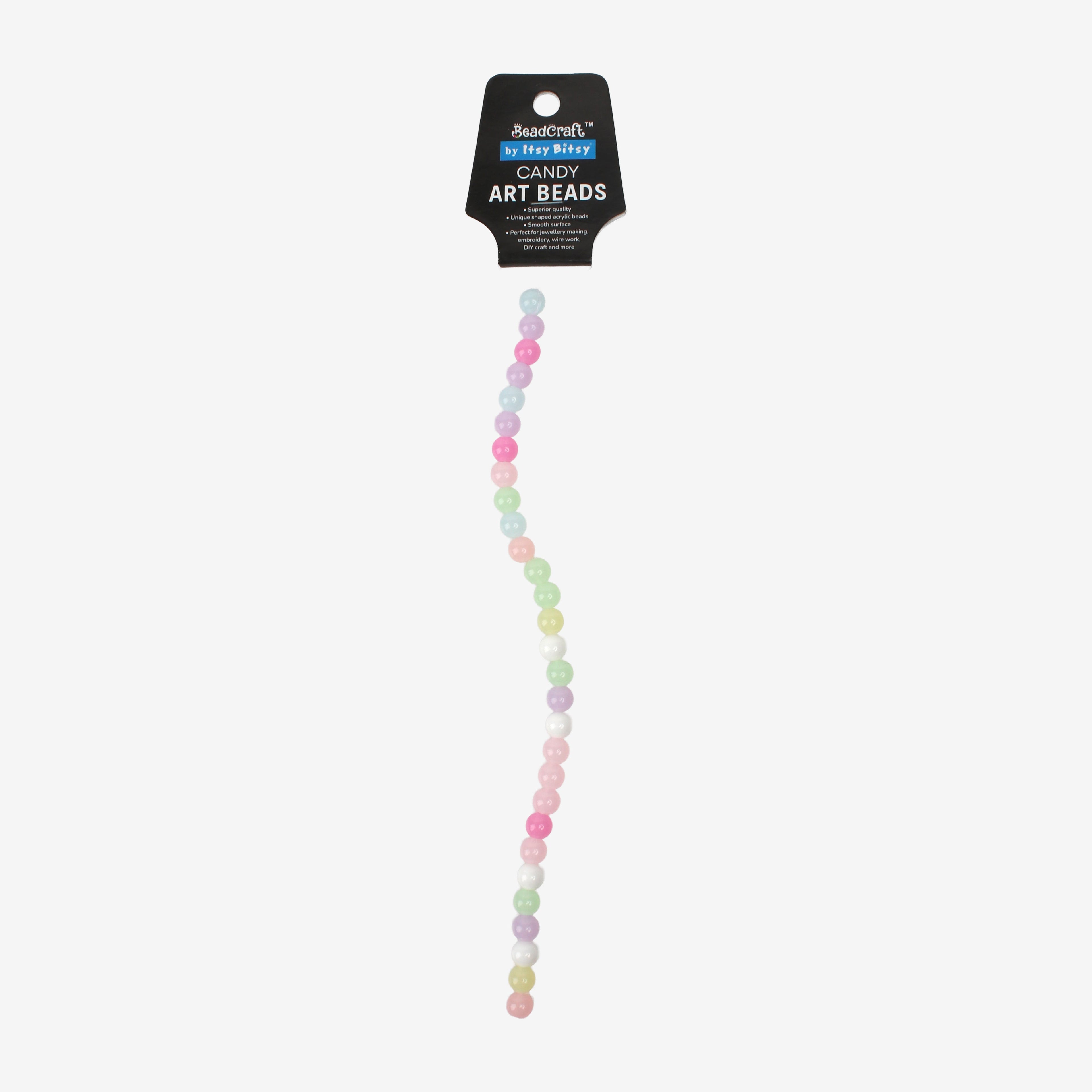 Candy Art Beads Round 8mm 29 Beads 1 String