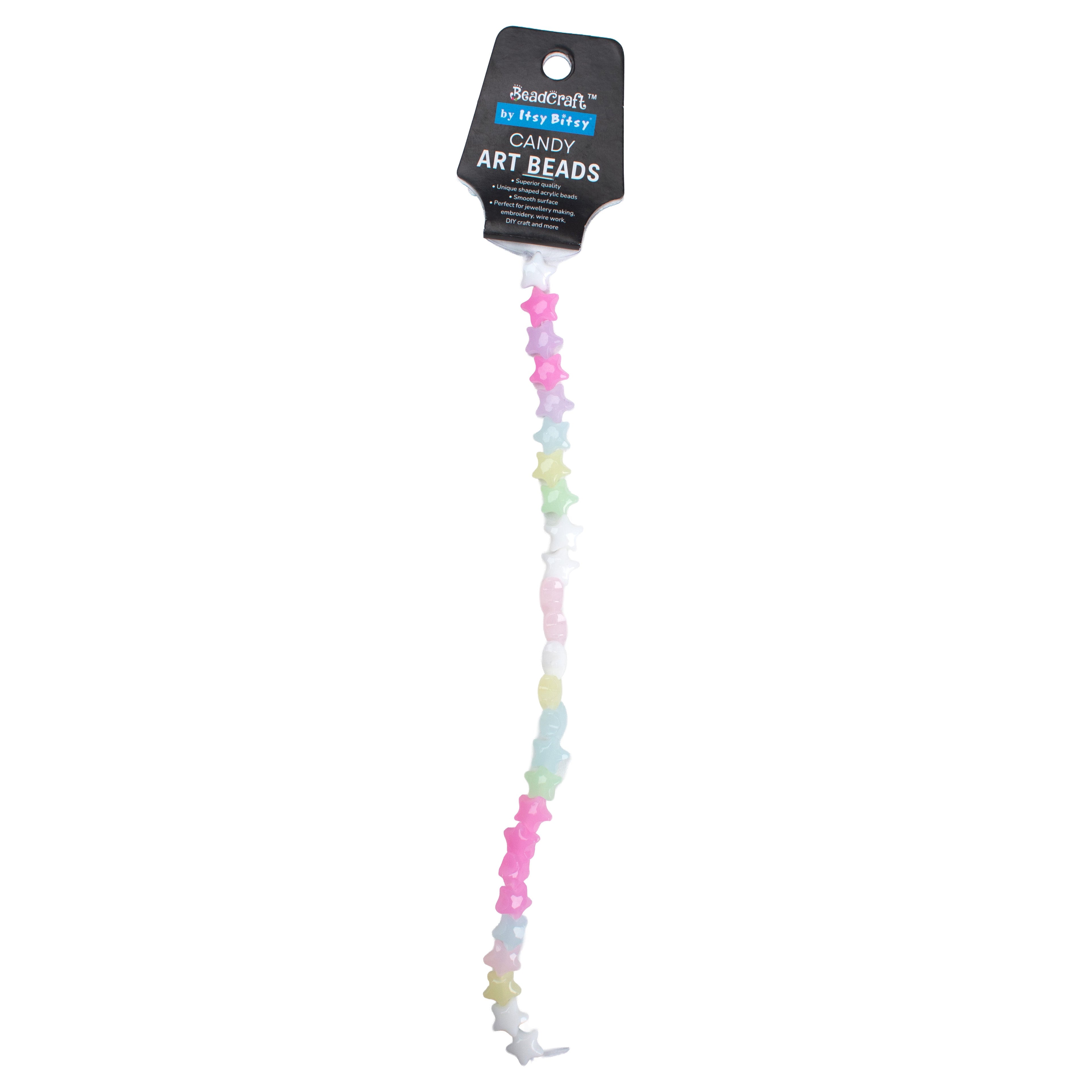 Candy Art Beads Star 6mm 26 Beads 1 String