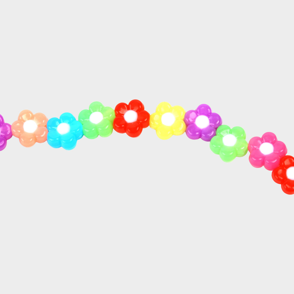 Candy Art Beads Flower 6mm 21 Beads 1 String