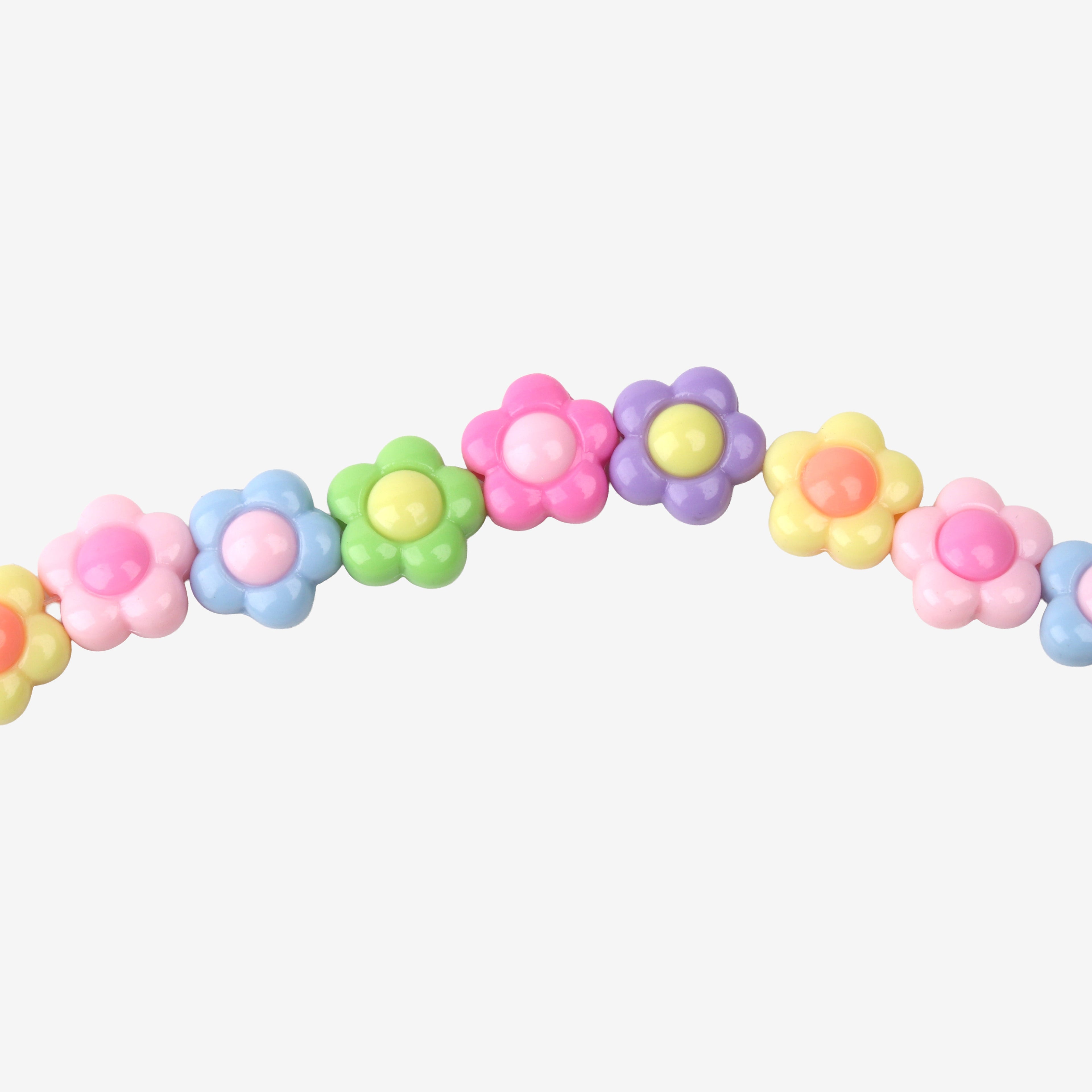 Candy Art Beads Flower Shape 6mm 16 Beads 1 String