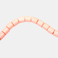 Designer Acrylic Art Beads Light Peach 10mm 22 Beads 1 String