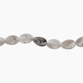 Designer Acrylic Art Beads Smoky Grey 13 Beads 1 String