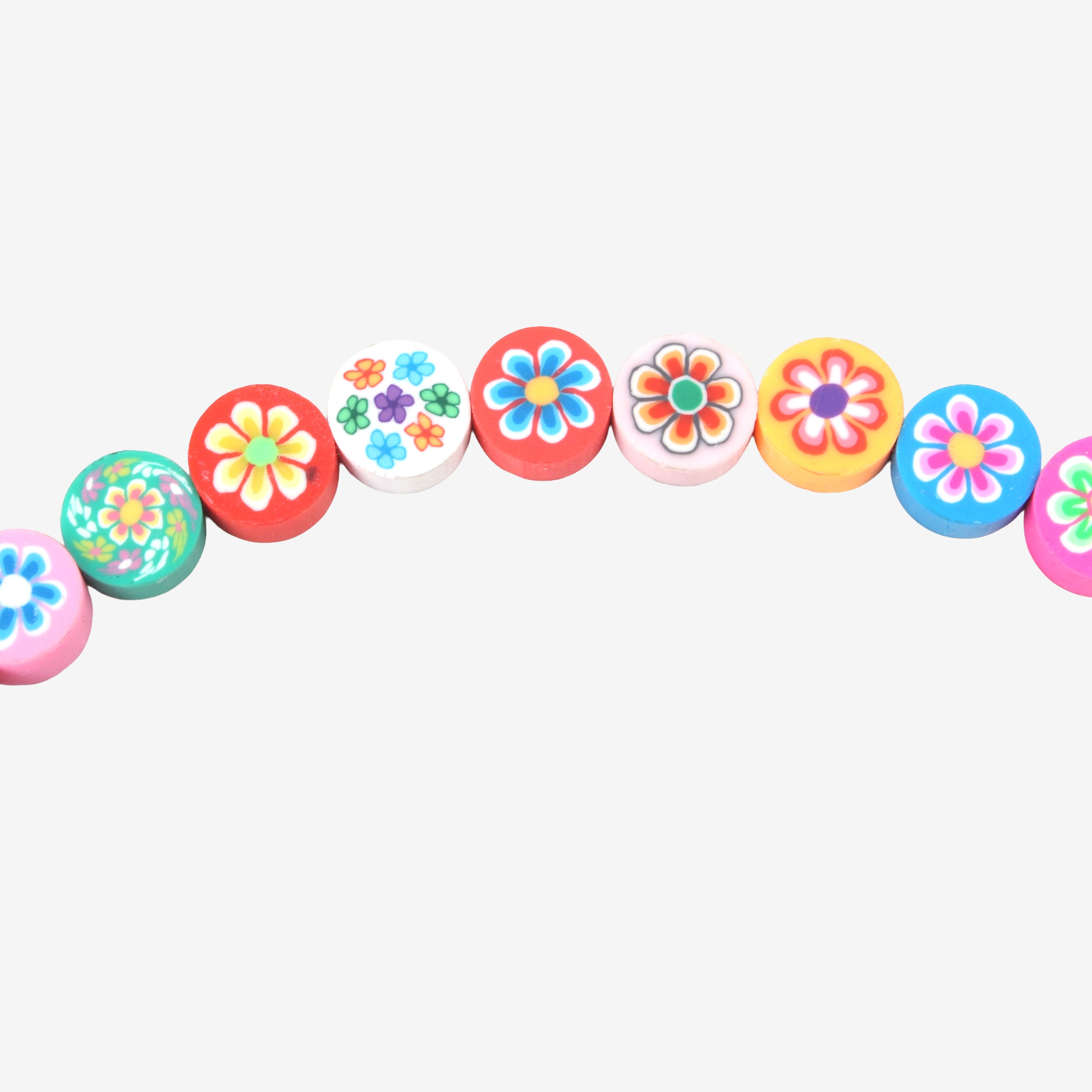 Fimo Art Beads Assorted Size 26 Beads 1 String