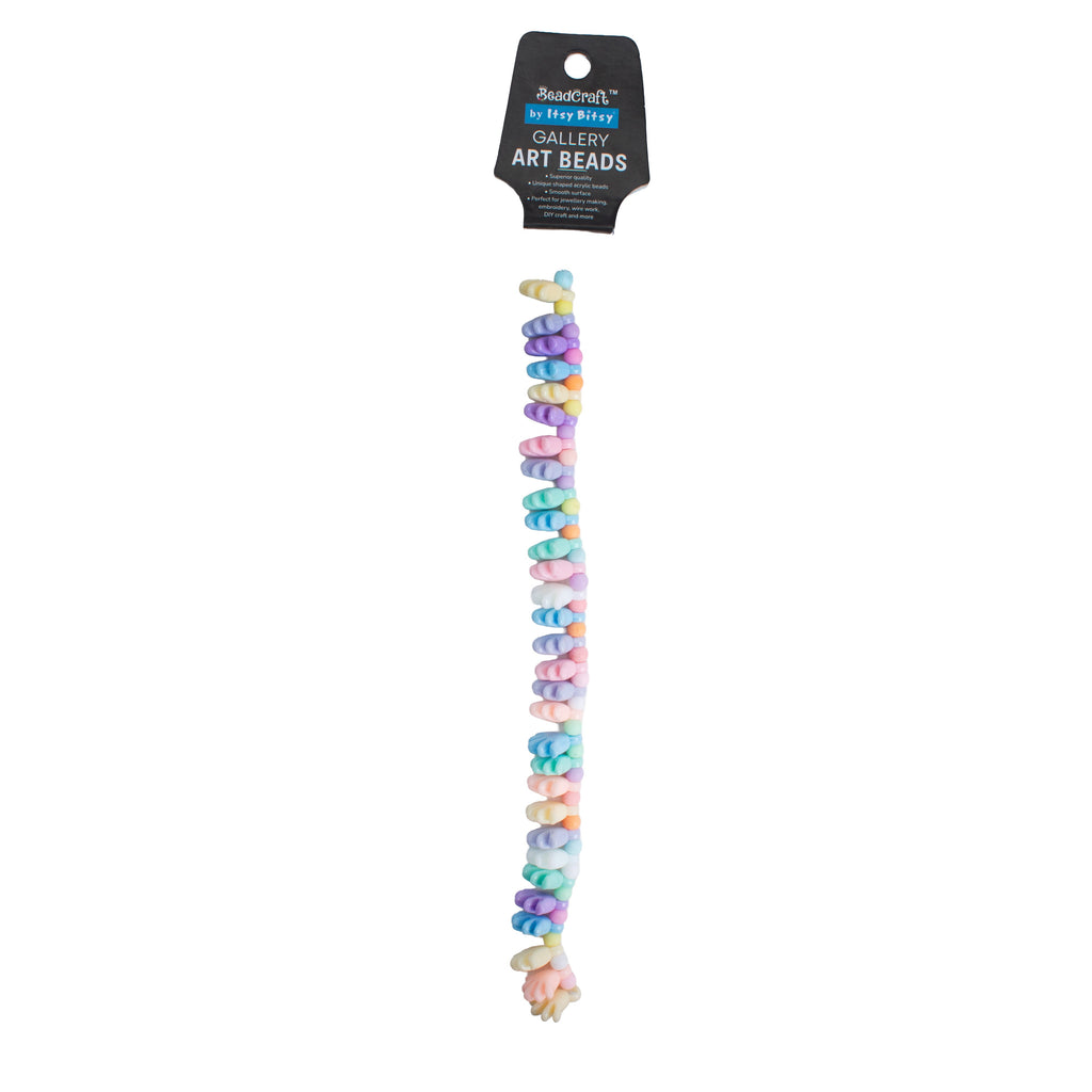 Gallery Art Beads Tiny Hands Pastel Candy 60 Beads 1 String