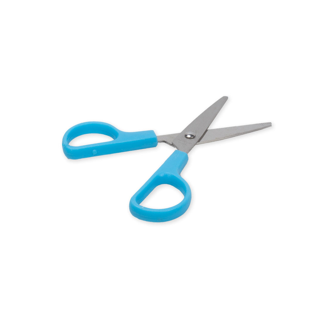 Kids Scissors With safety Cap 5inch 1pcs (Assorted)