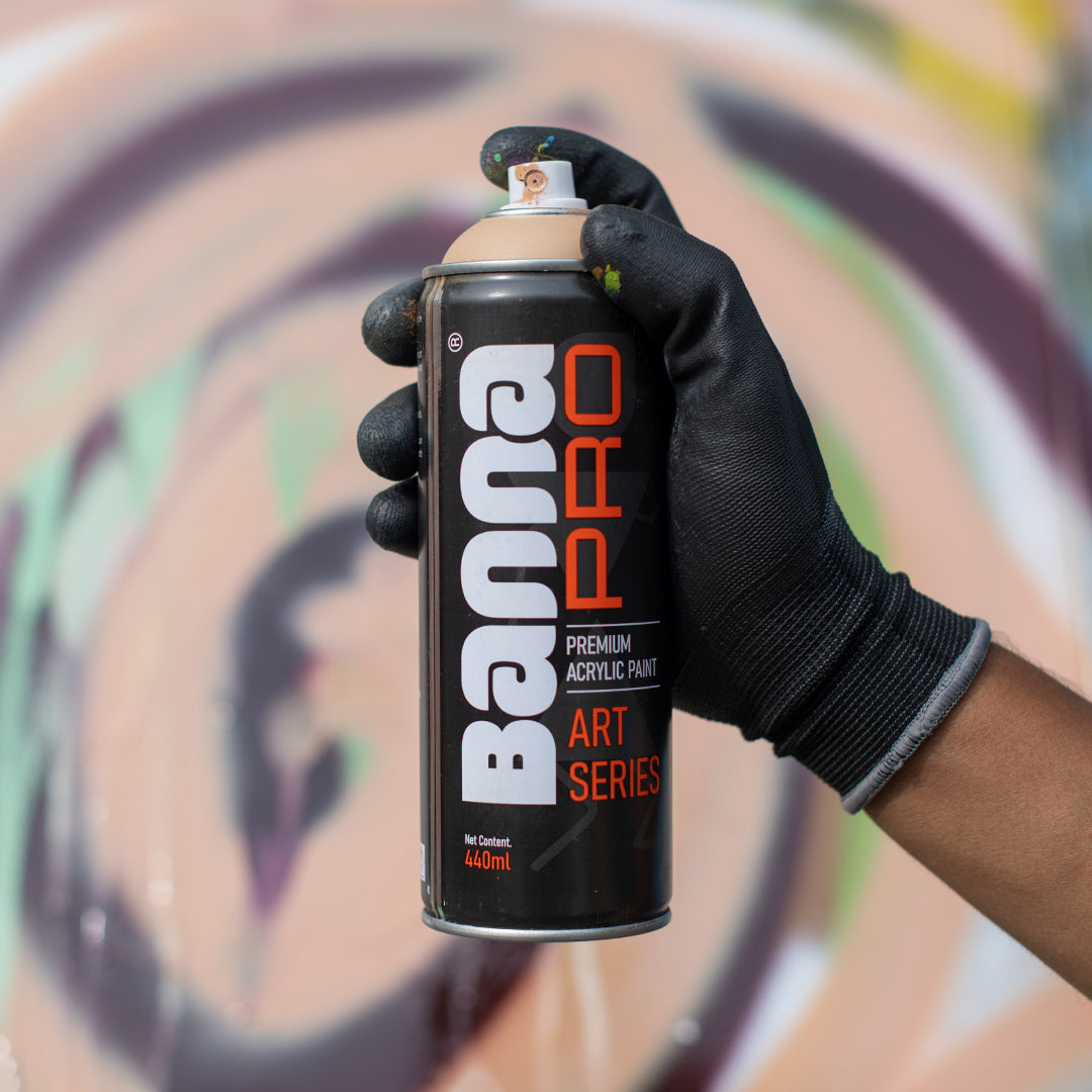 Graffiti Spray Paint Beige 400ml Bottle