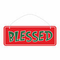 Christmas Hanging Decoration Blessed Approx L20.2 X W7.5cm 2mm Thick 1pc