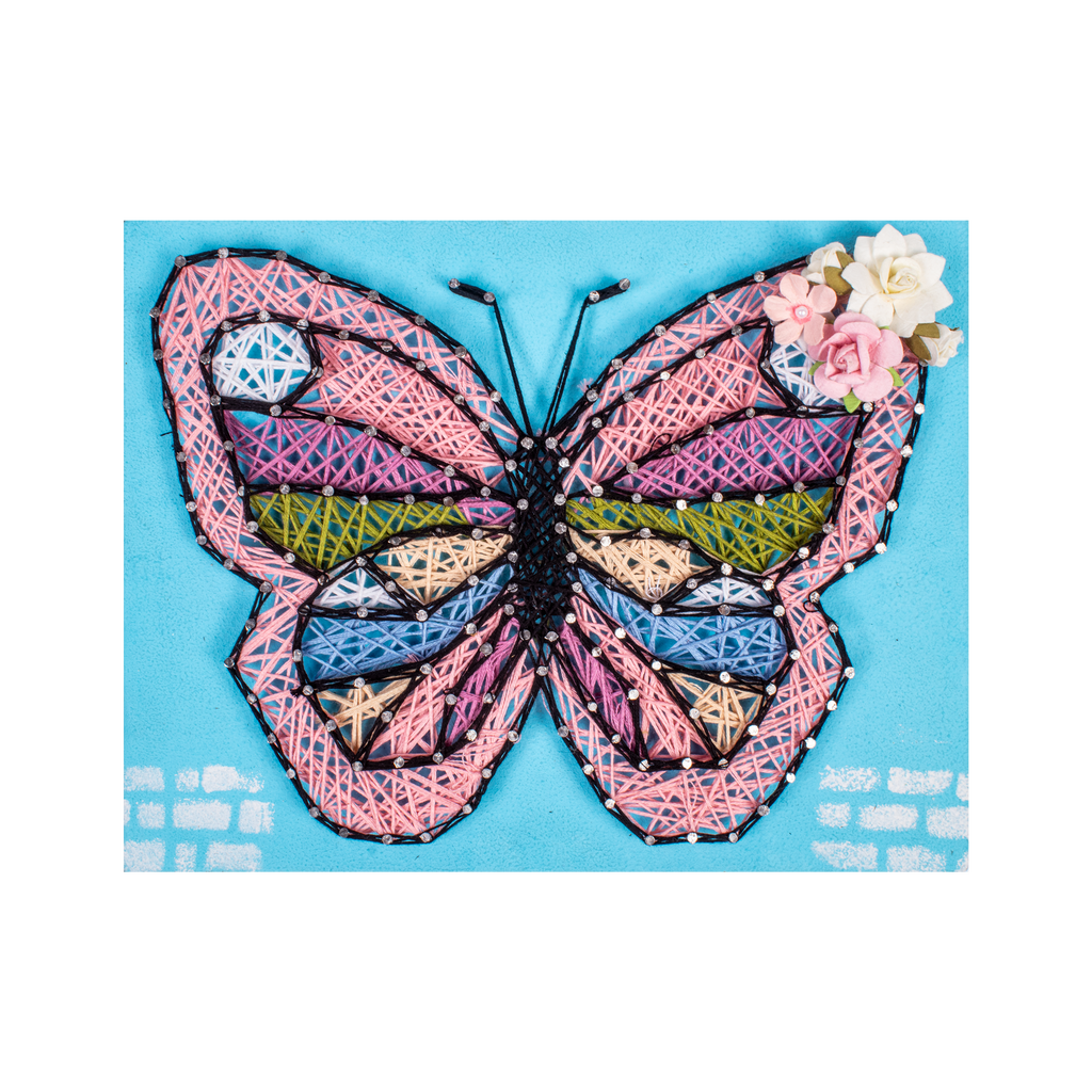 DIY String Art Kit - Butterfly, 1 Box