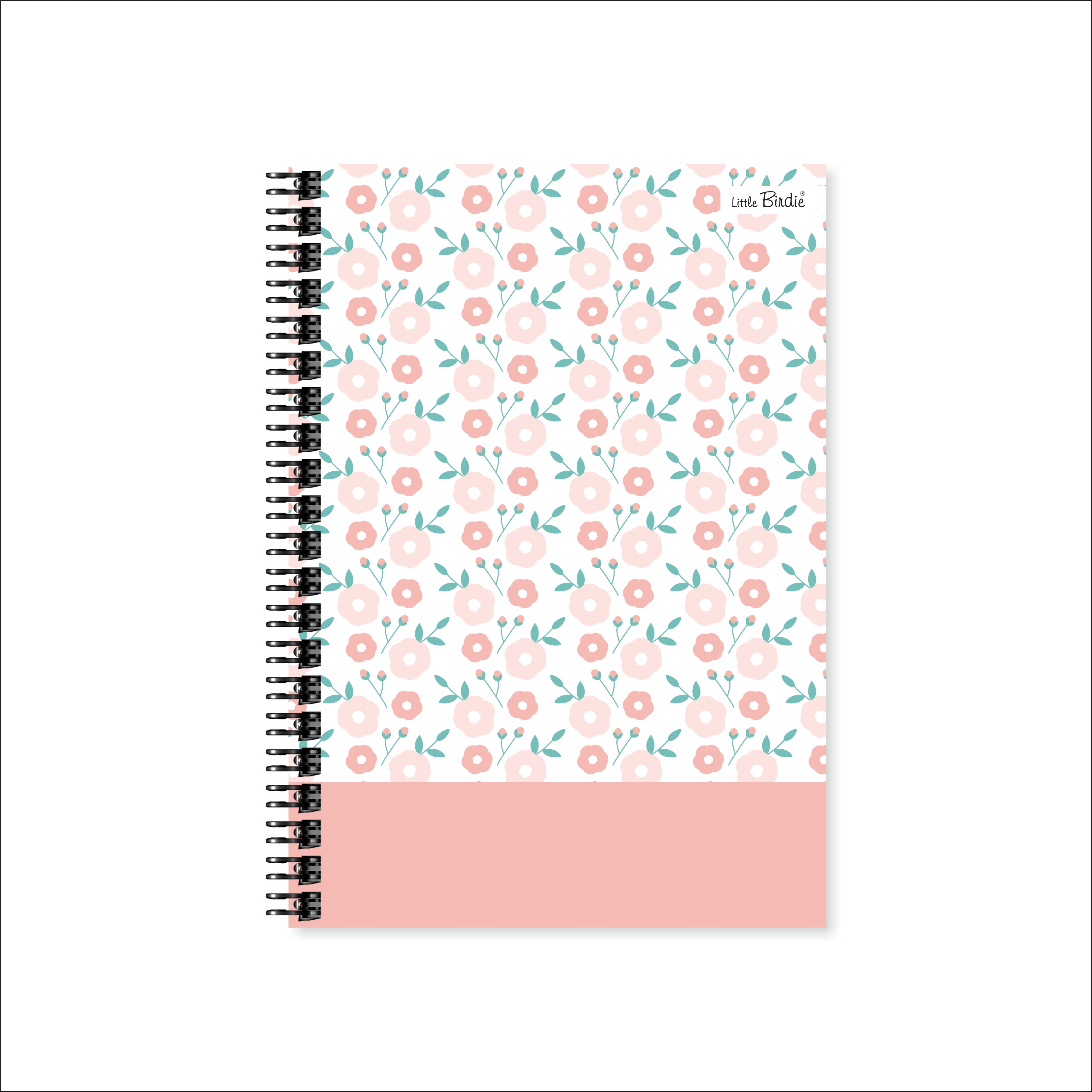 Notebook Pastel Blossom Wiro Ruled A5 120pages 90gsm 1Book
