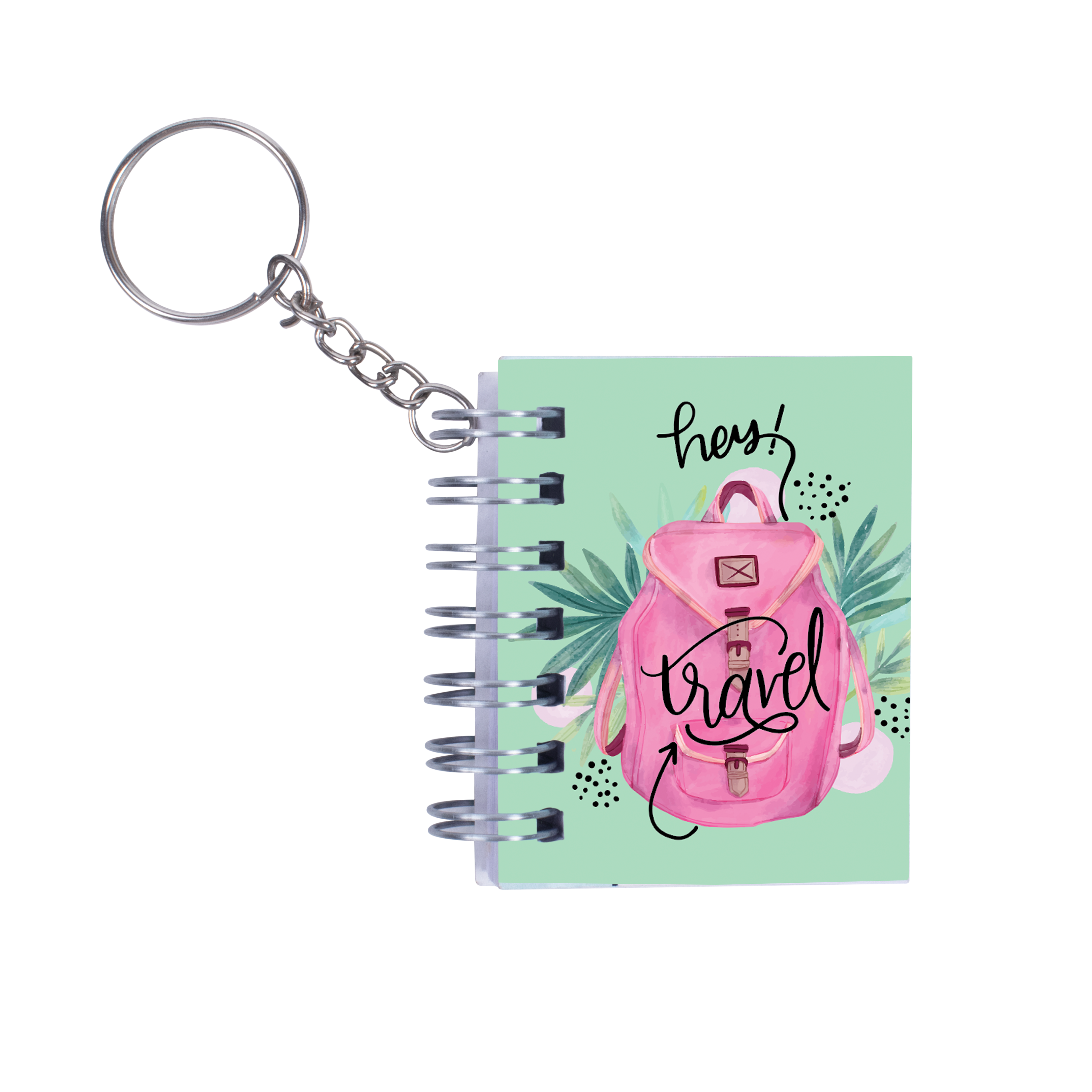 Keychain Notebook Travel L6.8 X W5.3cm 70gsm 80pages 1 Book