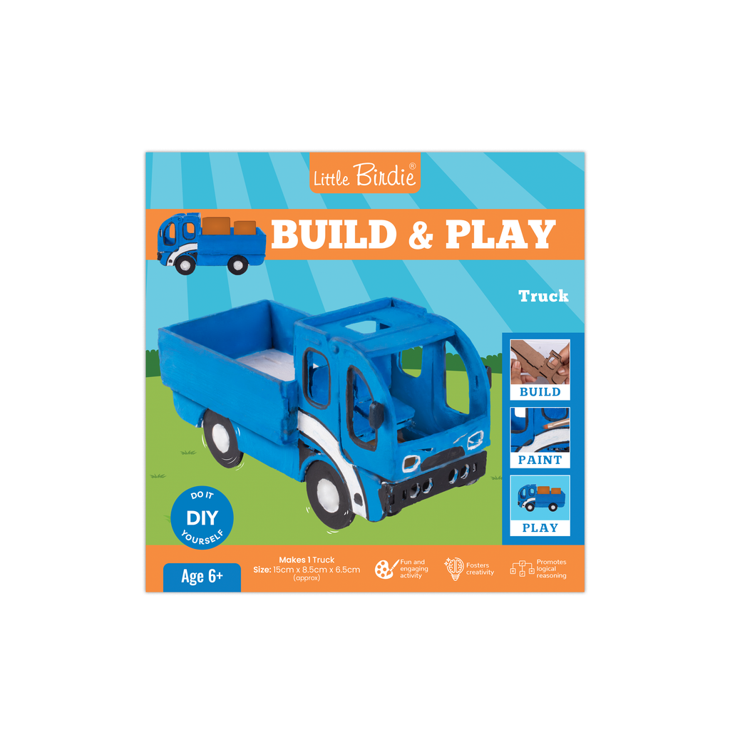 DIY Build and Paint Kit - Truck, 1 Box