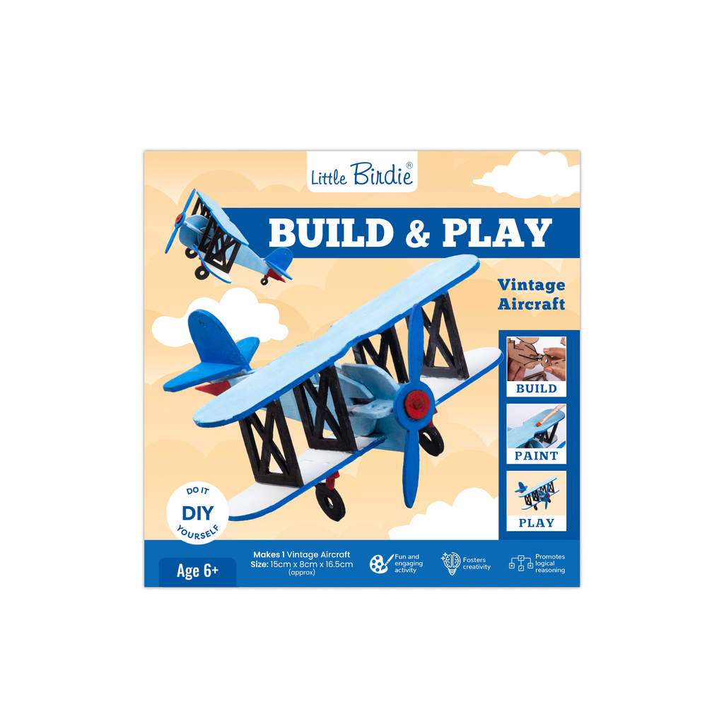 DIY Build and Paint Kit - Light Aircraft, 1 Box