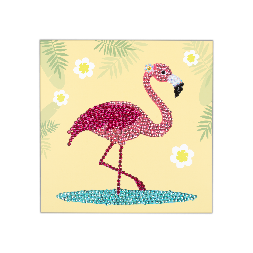DIY Diamond Painting Kit - Flamingo, 1 Box