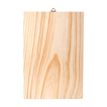 Pinewood Hanging Board, Approx, L8.14in x H12in x D0.39in, 1pc