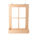 Pinewood Hanging Planter Shelf - Window,  Approx L10 x W3.34 x H14.25in 1pc