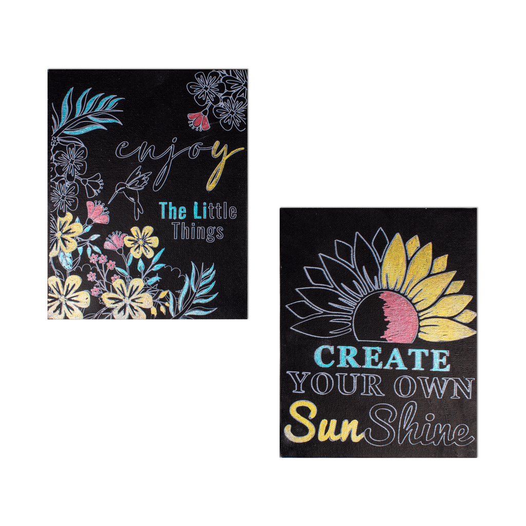 Magic with Metallic Markers Kit - Positive Vibes, 1 Box