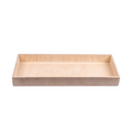 Wooden Tray - Birch Wood, Approx L14in x W6in x H1.25in, 4mm Thick, 1 pc