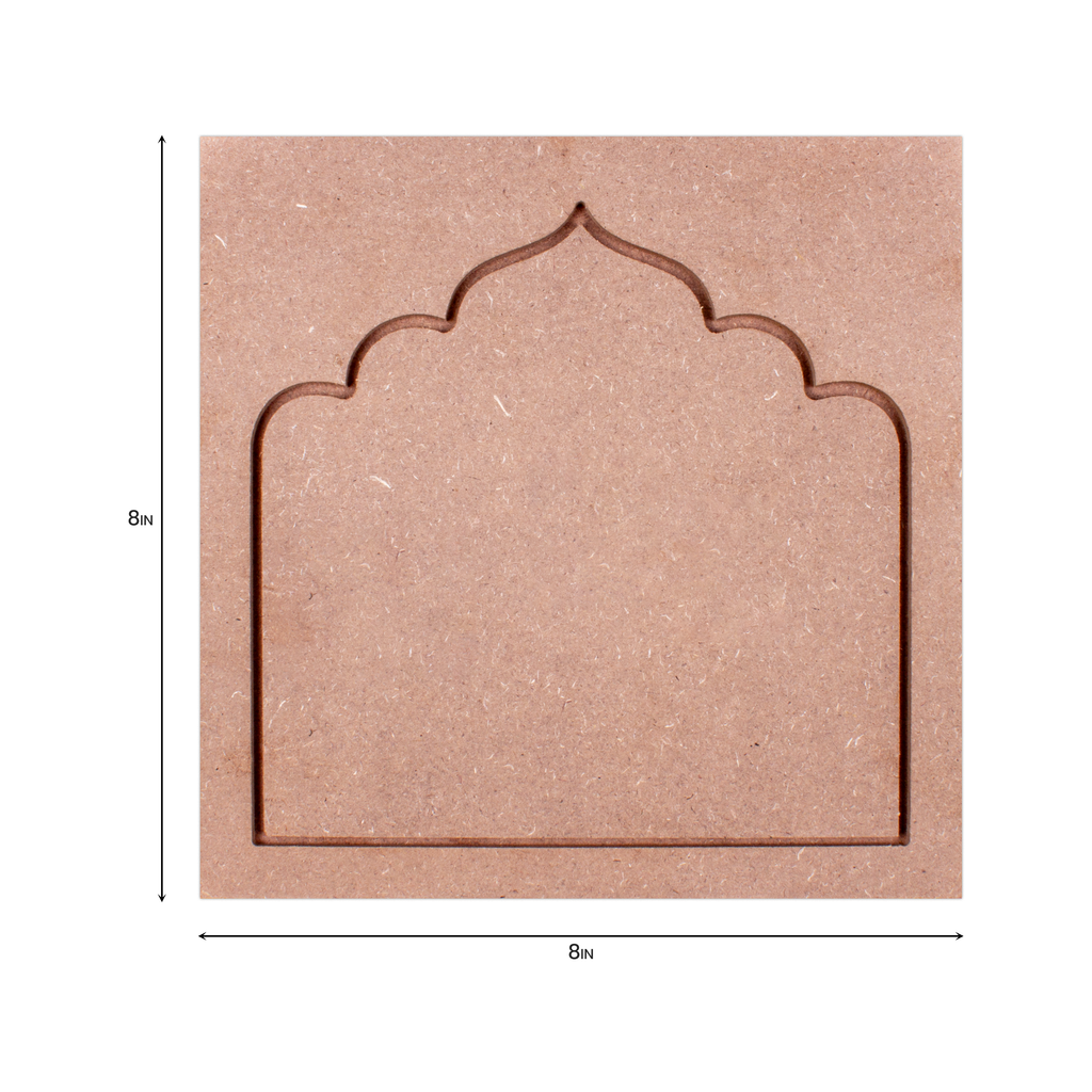 MDF Openable Jharokha Frame |  8 X 8inch (Approx) | 1pc
