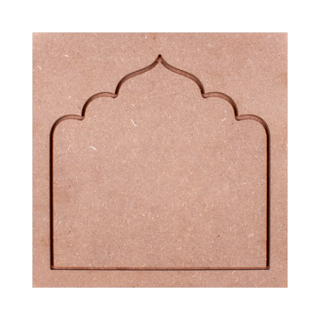 MDF Openable Jharokha Frame |  10 X 10inch (Approx) | 1pc