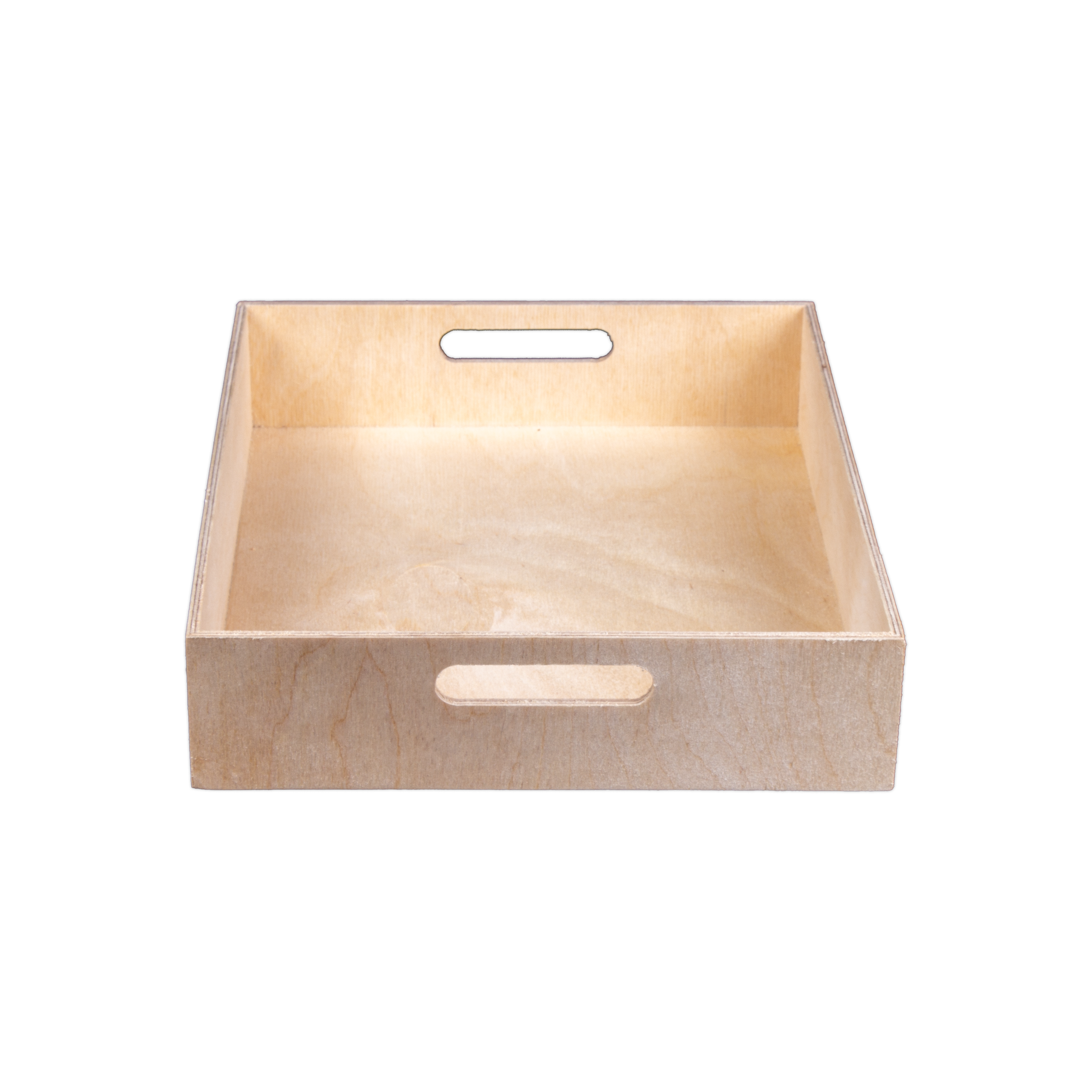 Wooden Gift Tray - Birch Wood, L9in x W11in x H2.25in, 1 pc