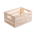 Wooden Utility Crate - Birch Wood, L6in x W8in x H4in, 1 pc