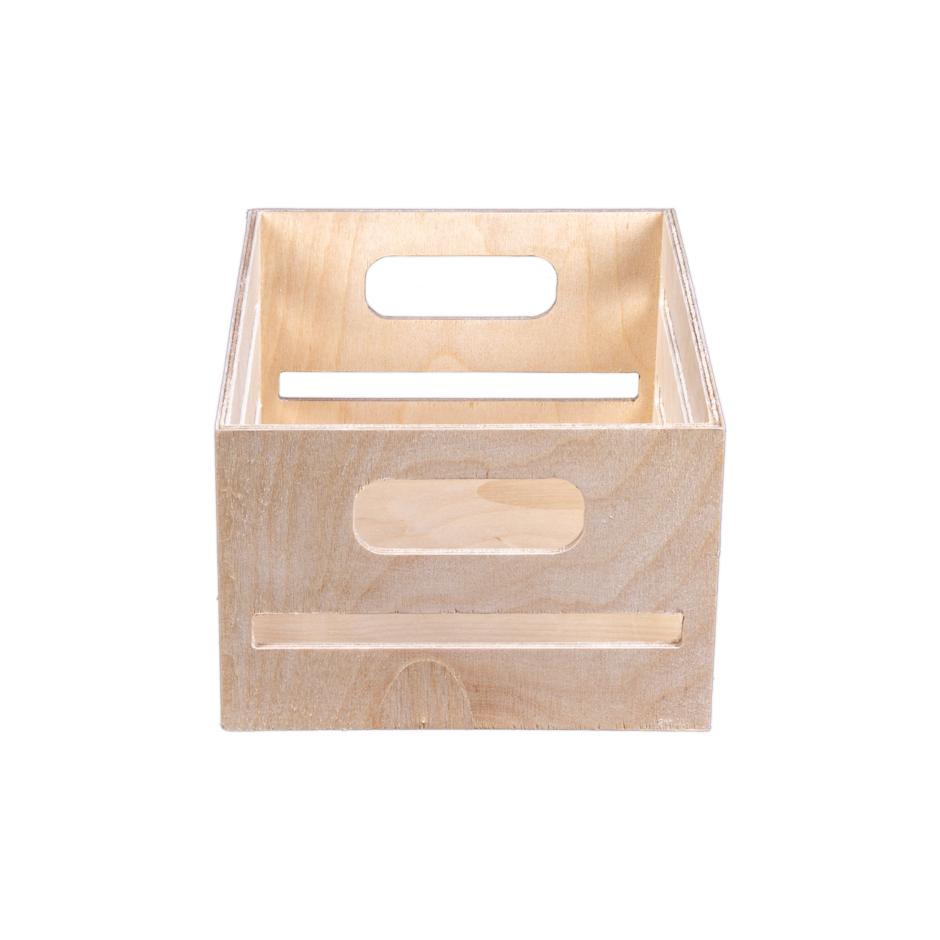 Wooden Utility Crate - Birch Wood, L6in x W8in x H4in, 1 pc