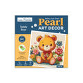 DIY Make Your Own Pearl Art Decor Kit Teddy Bear 1 Box
