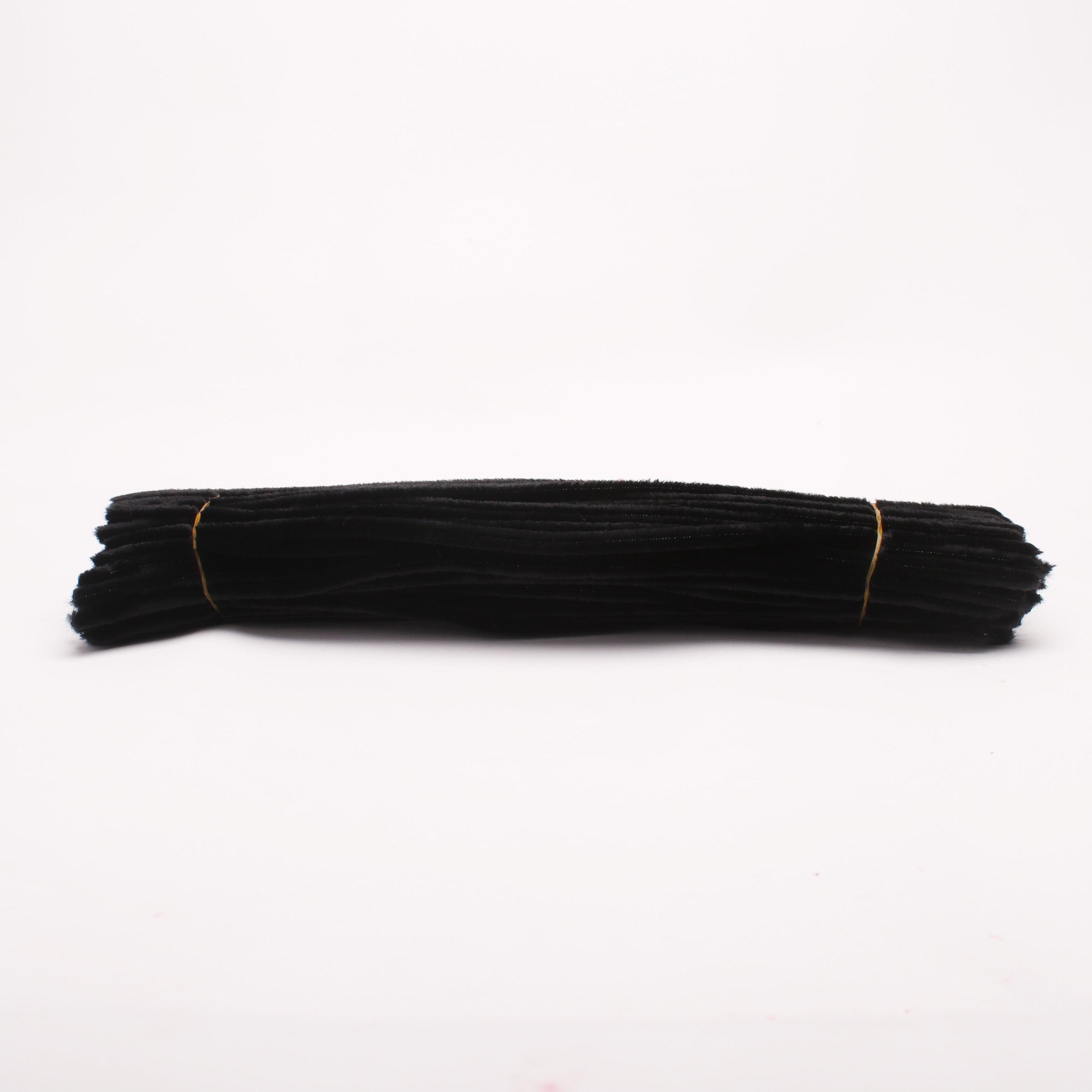 Chenille Stick Black 1 pack (100pcs)