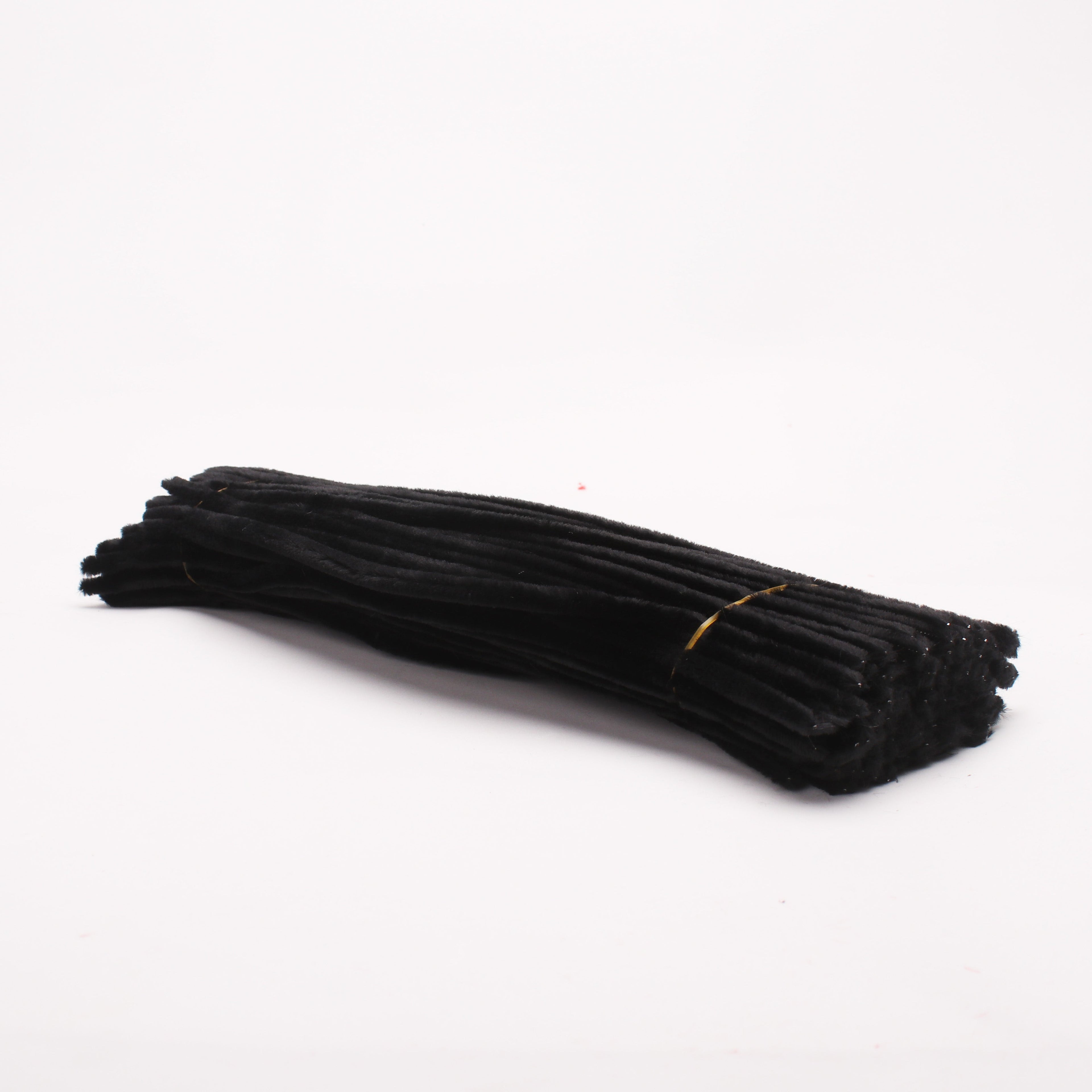 Chenille Stick Black 1 pack (100pcs)