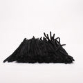 Chenille Stick Black 1 pack (100pcs)