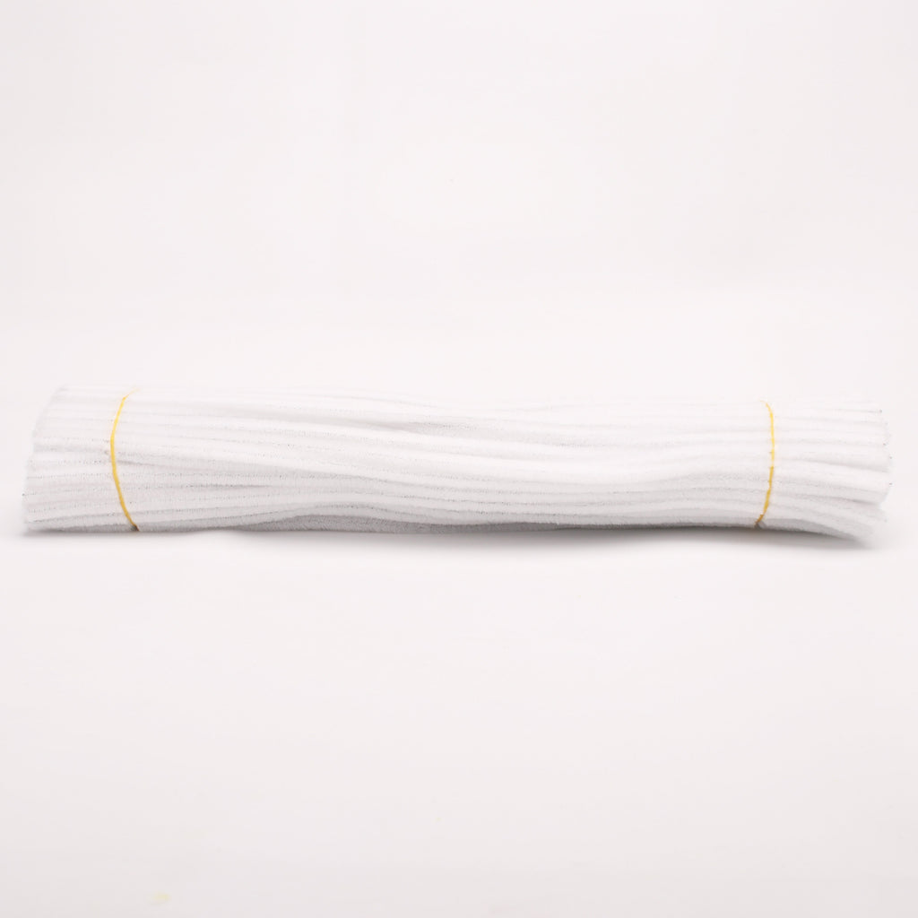 Chennile Stick White 1 pack (100pcs)