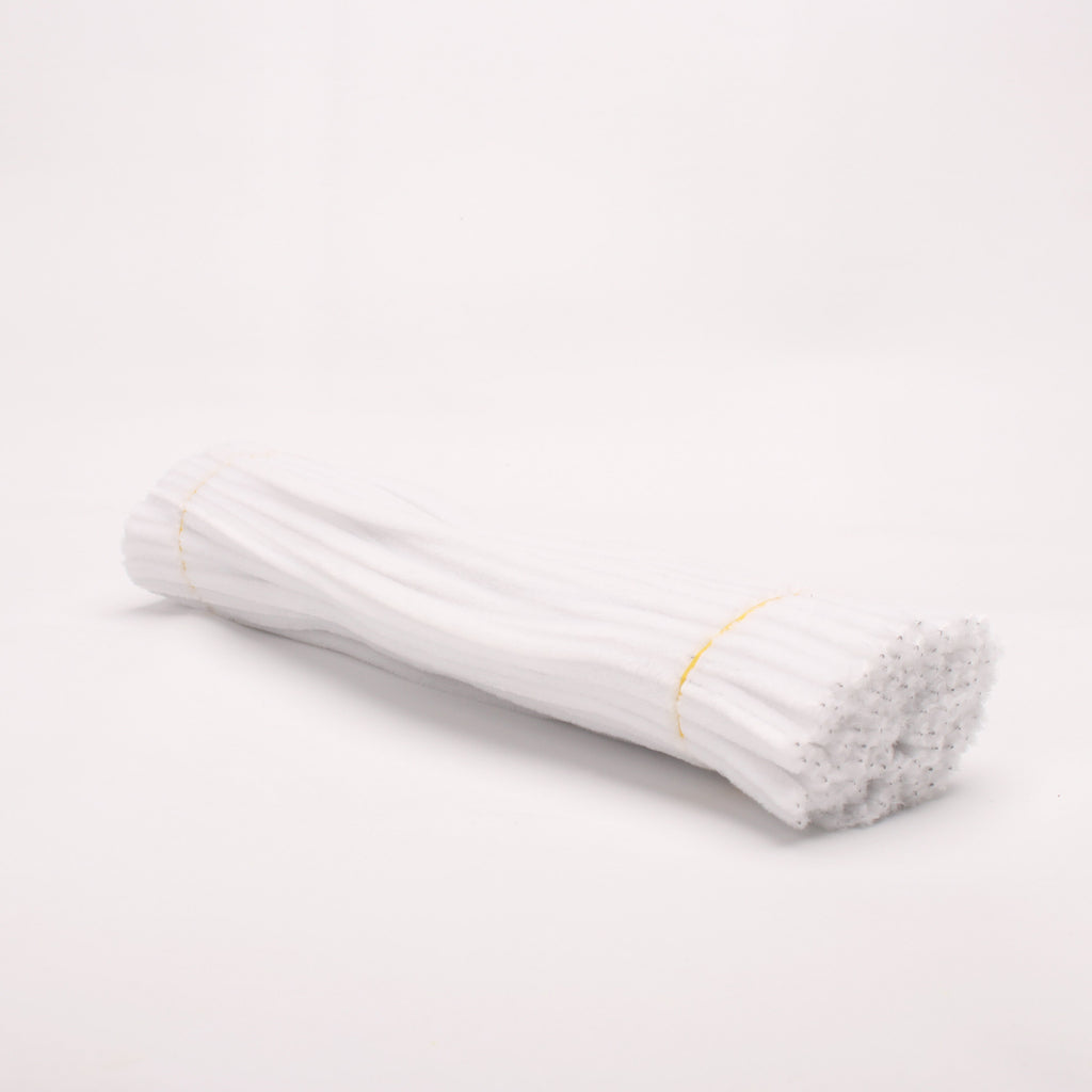 Chennile Stick White 1 pack (100pcs)