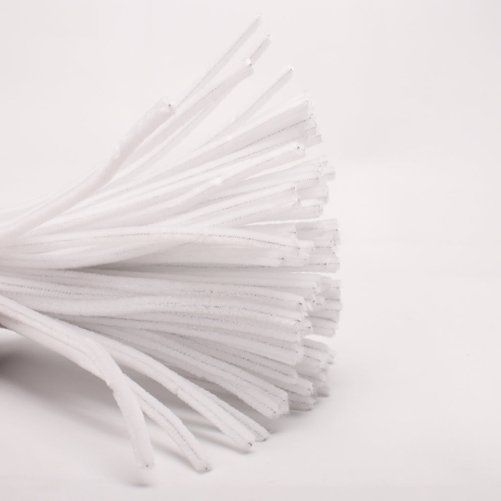 Chennile Stick White 1 pack (100pcs)