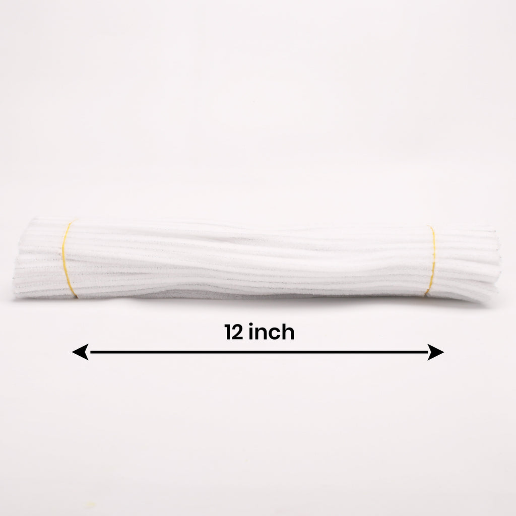 Chennile Stick White 1 pack (100pcs)
