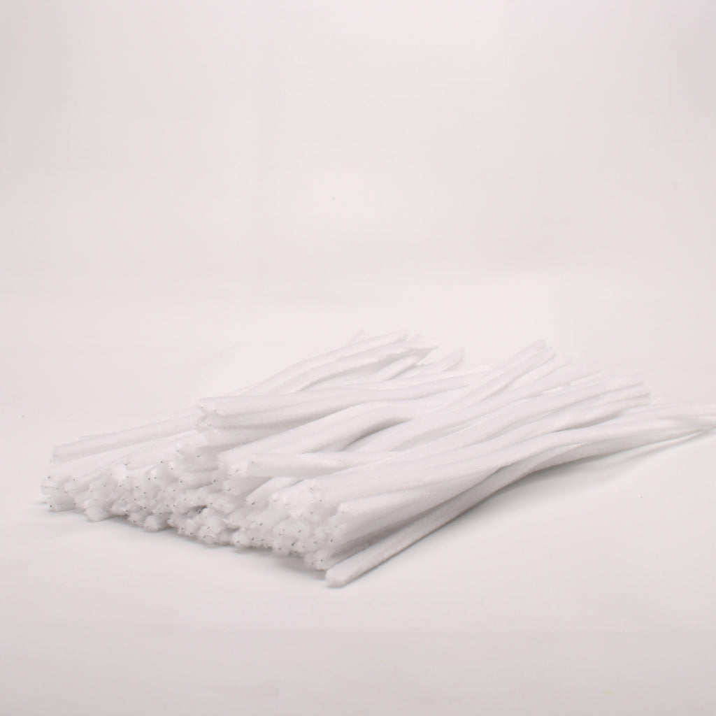 Chennile Stick White 1 pack (100pcs)