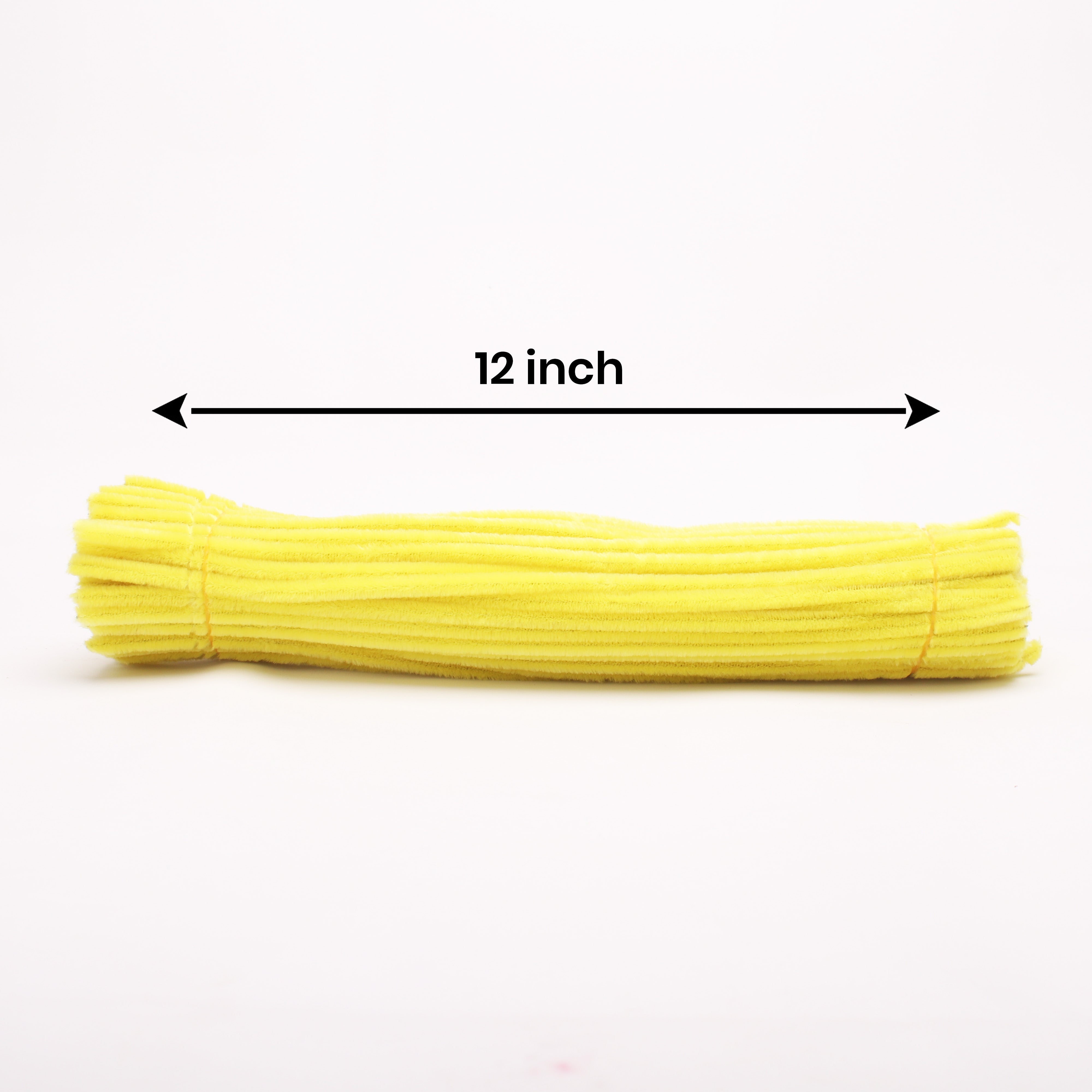 Chenille Stick Yellow 1 pack (100pcs)