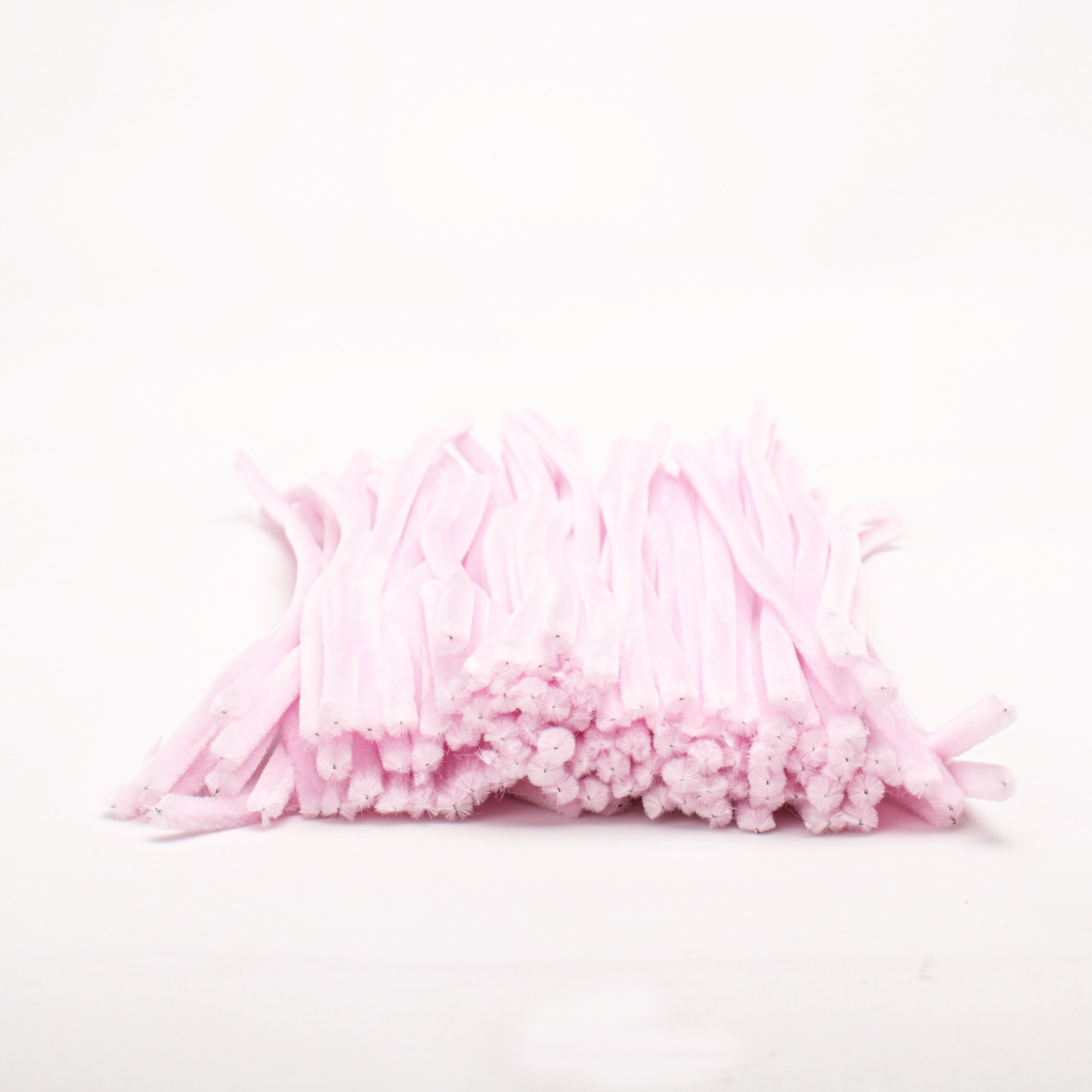 Chenille Stick Light Pink 1 pack (100pcs)