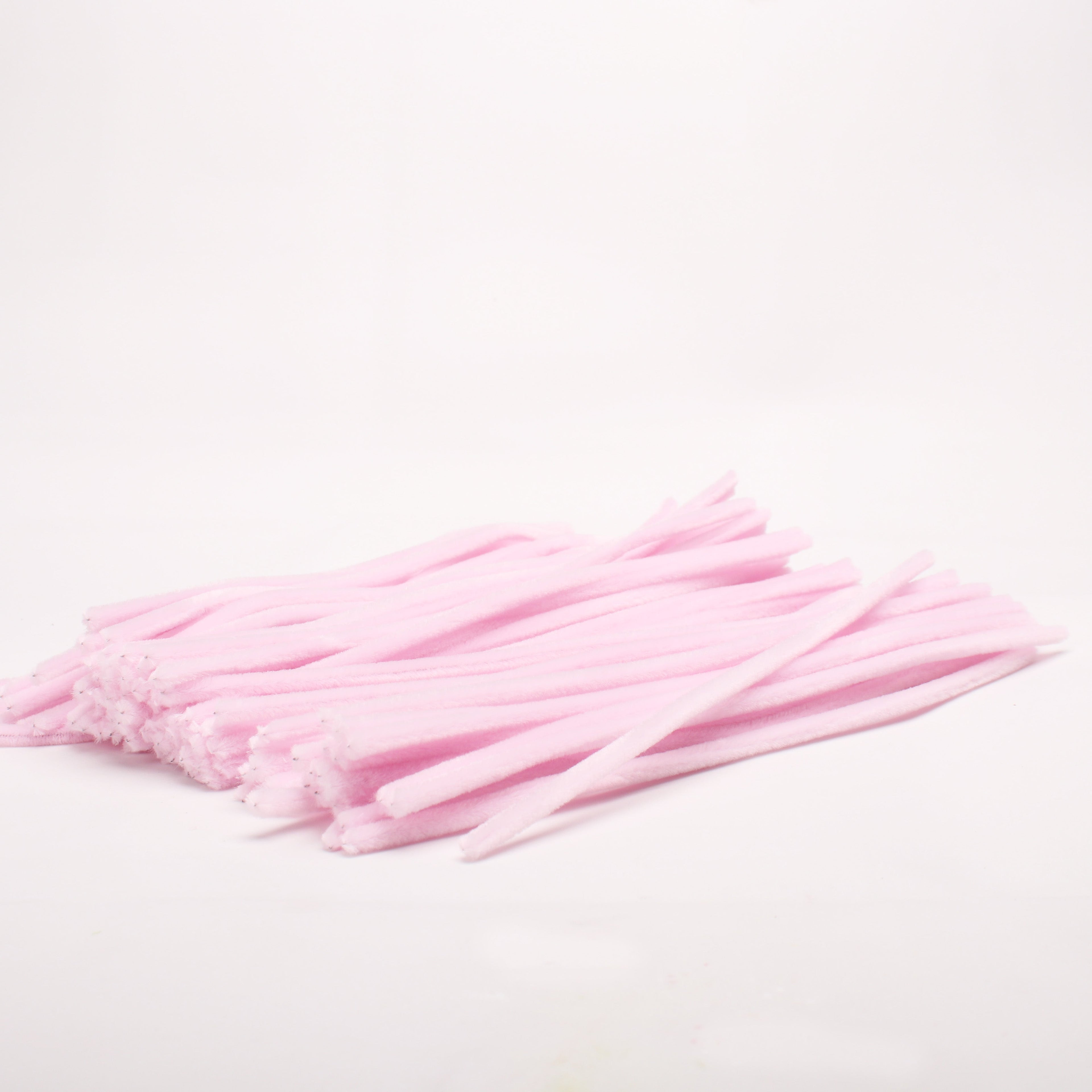 Chenille Stick Light Pink 1 pack (100pcs)