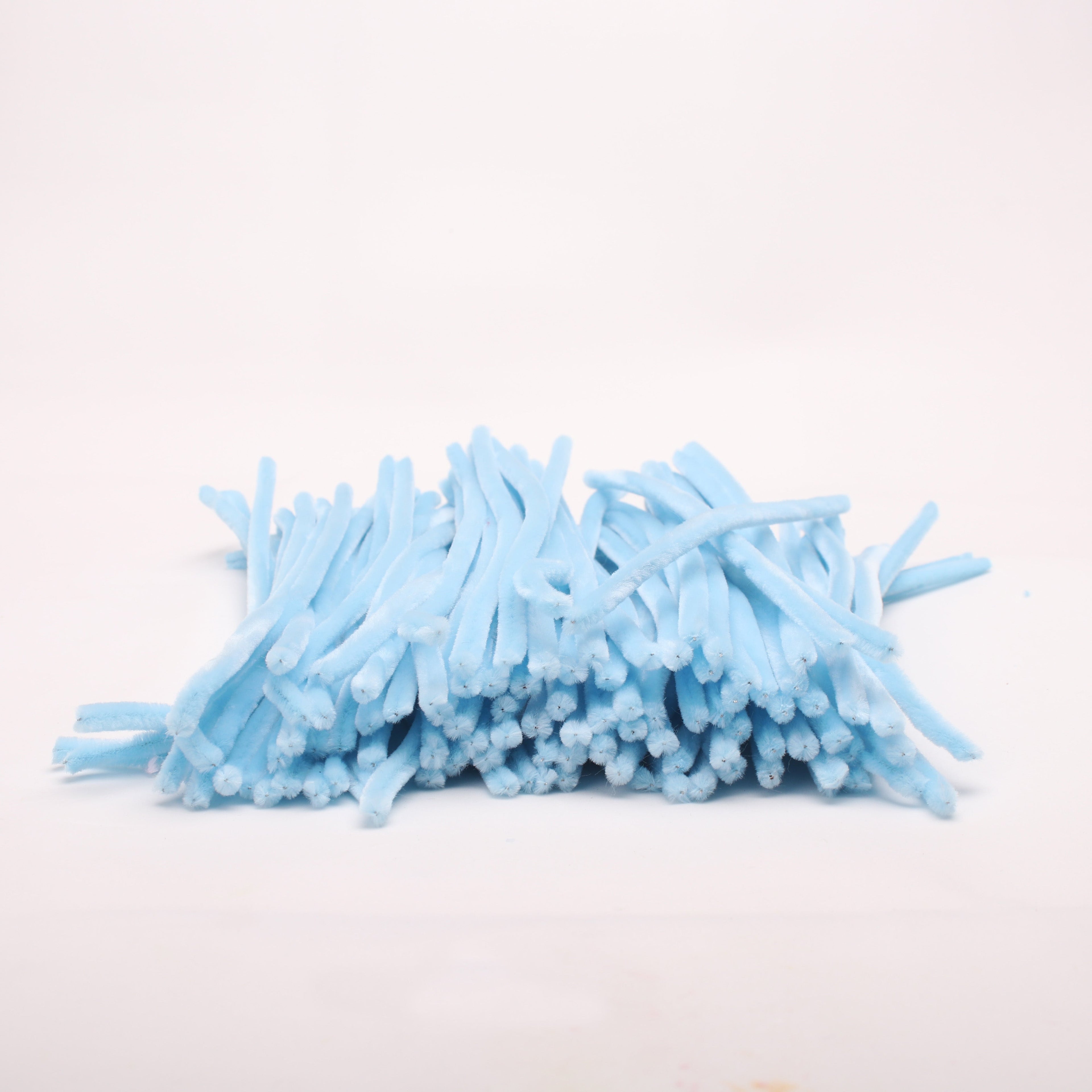 Chenille Stick Sky Blue 1 pack (100pcs)