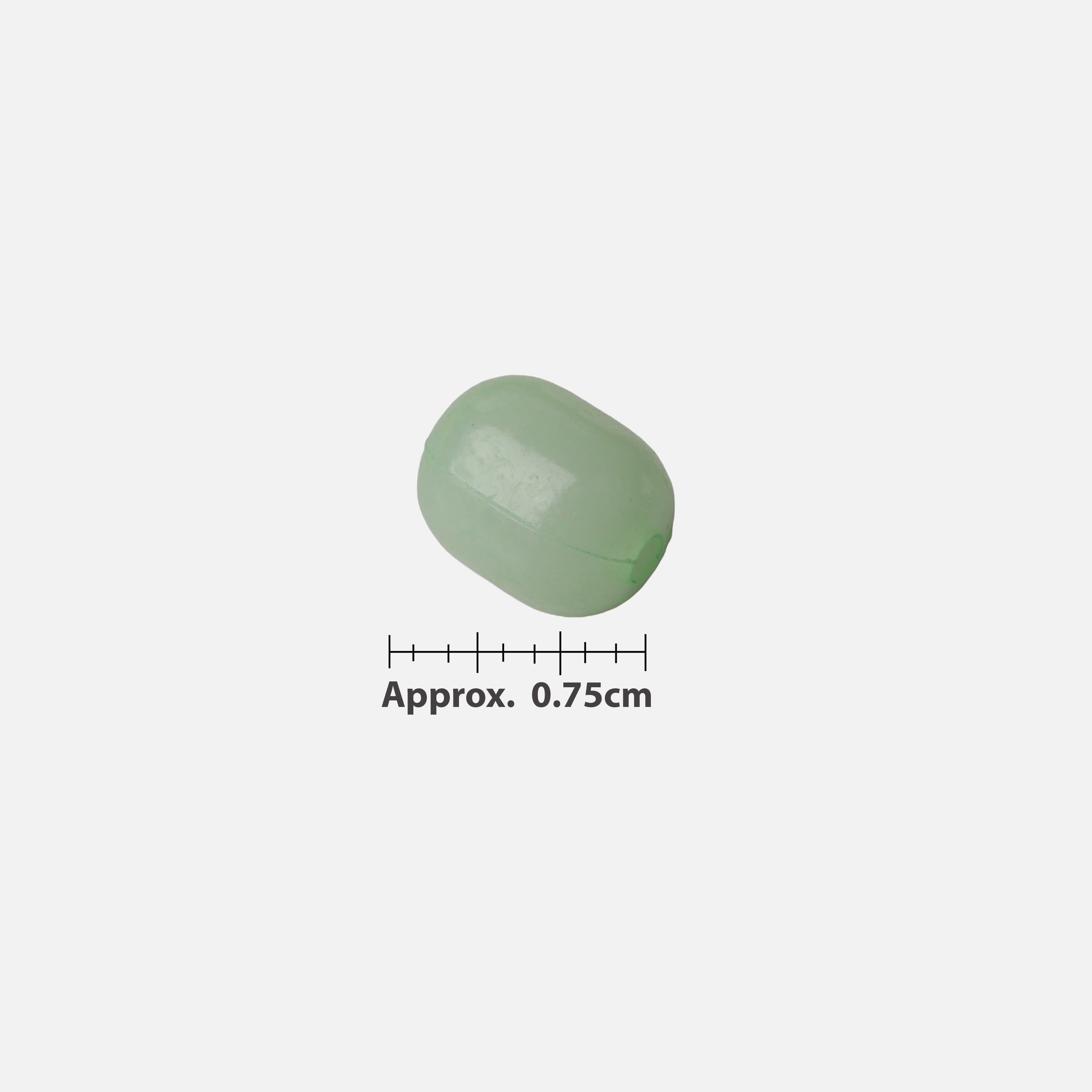 Beads Jelly Bead Oval With Hole Jade 10Mm 1kg