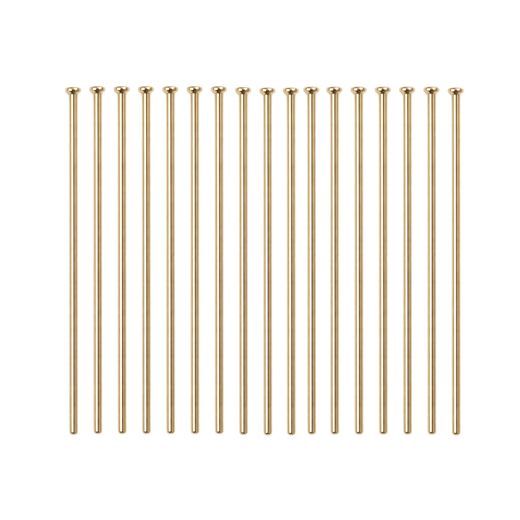Findings Head pin Gold 50mm 200 gm