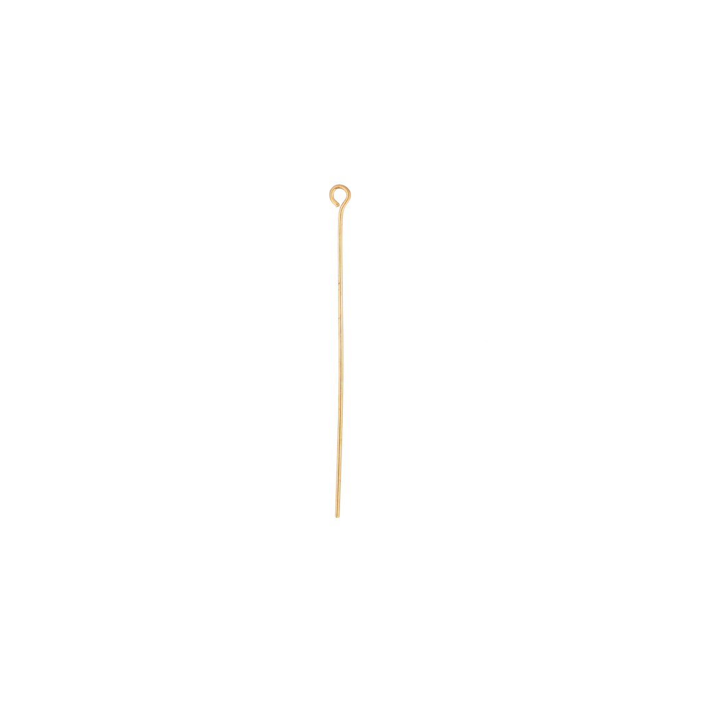 Findings Eye Pin Gold 50mm 200 gm