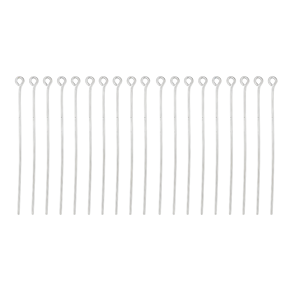 Findings Eye Pin Silver 50mm 200 gm