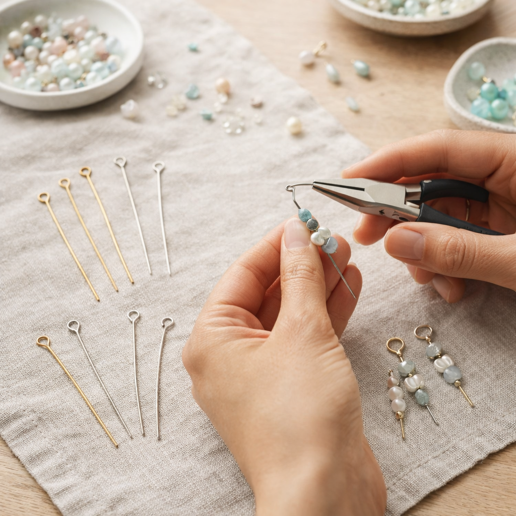 Findings Eye Pin Silver 50mm 200 gm
