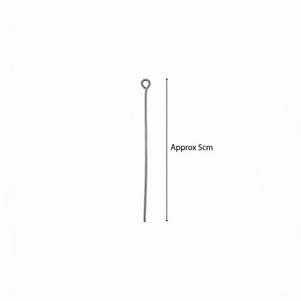 Findings Eye Pin Nickel 50mm 200 gm