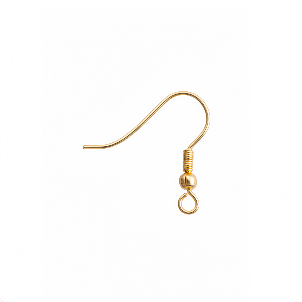Findings Ear Wire Hooks Gold 200 gm