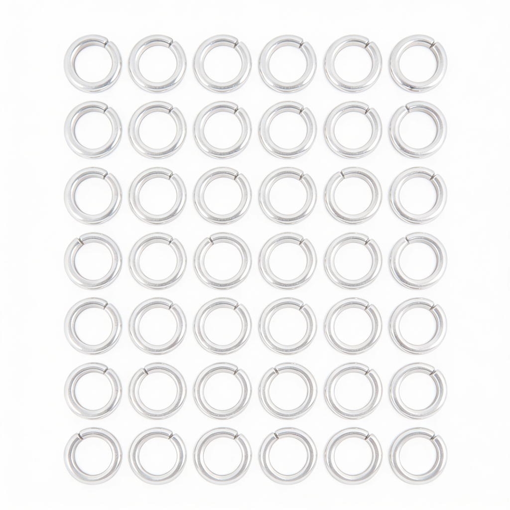 Findings Jump Ring open Silver 4mm 200 gm