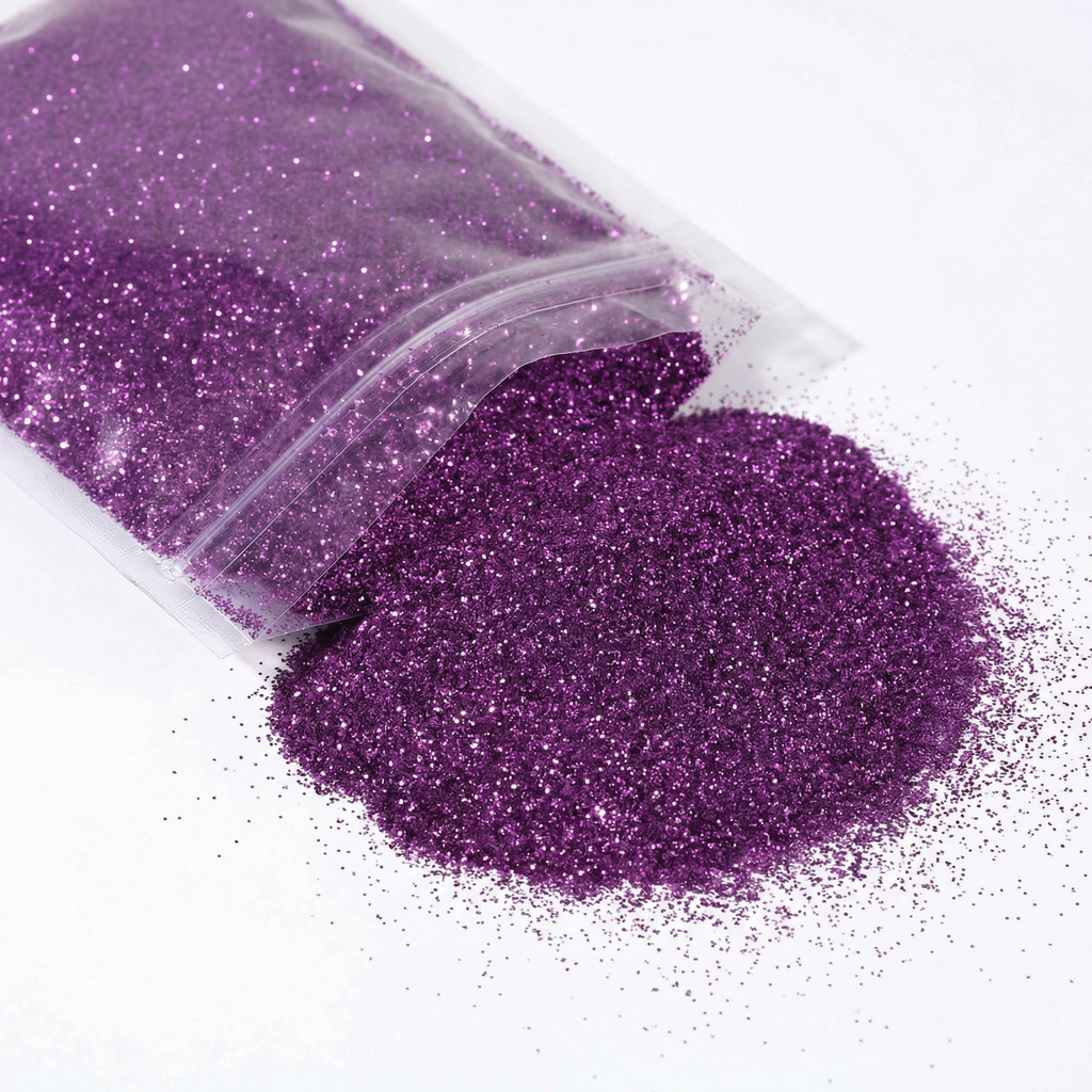 Glitter Polyester Polyster Lt. Violet .008In 1kg