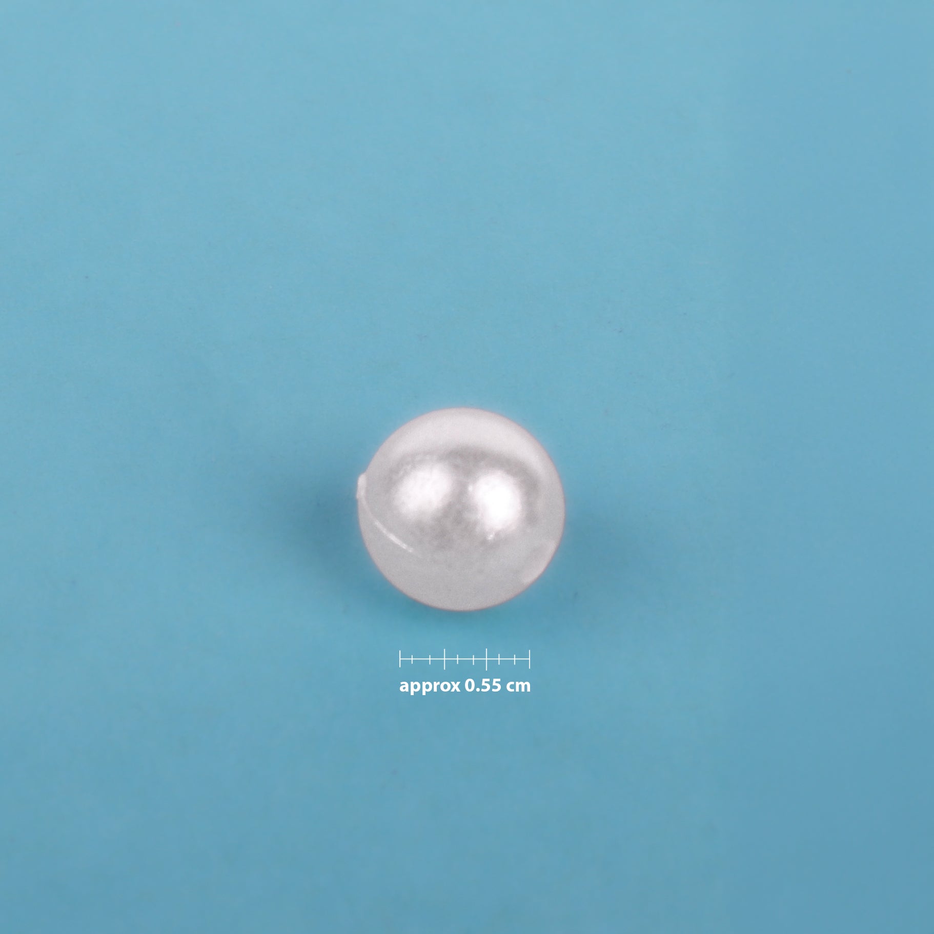 Beads Pearl With Hole White 8Mm 1kg