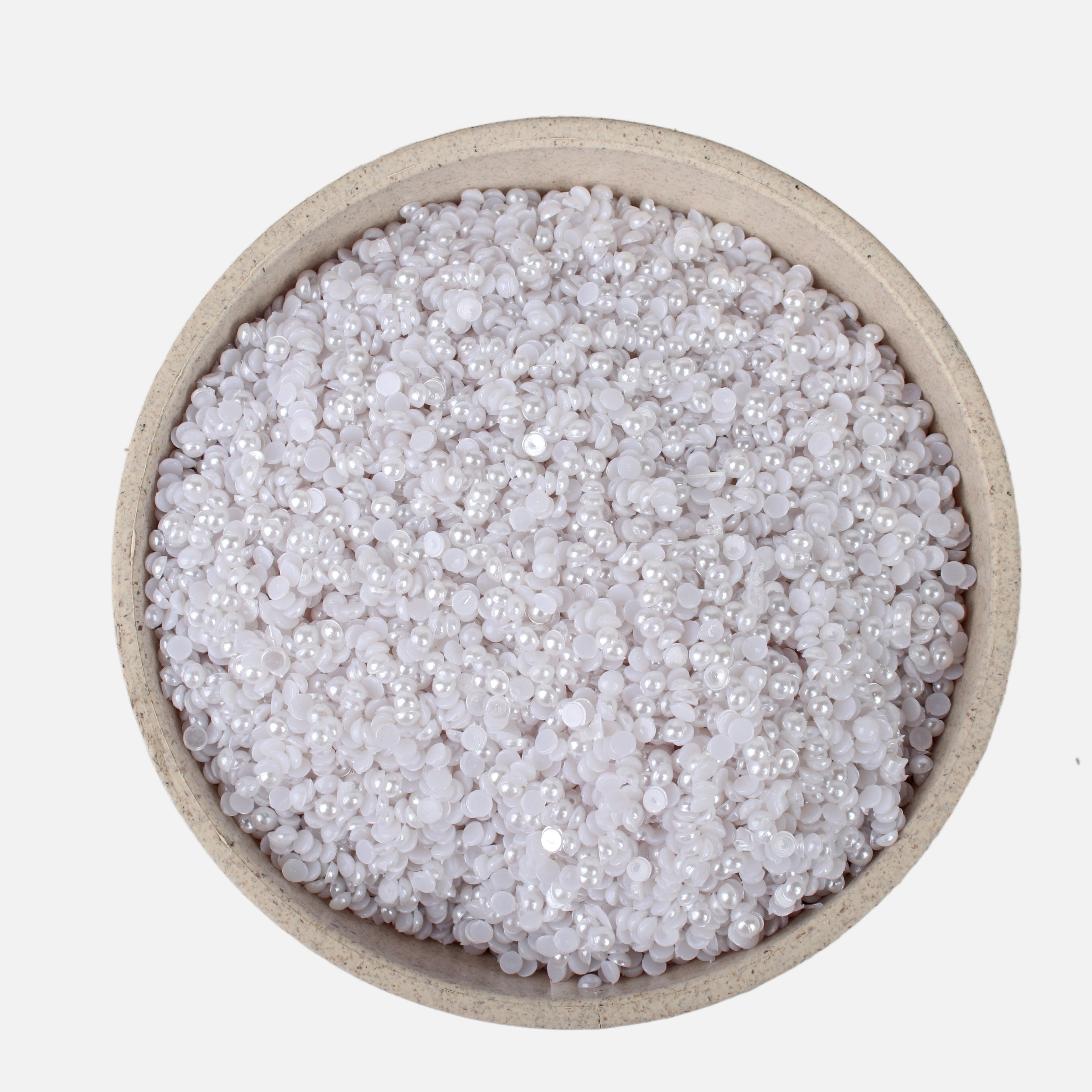 Beads Half Pearl White 3Mm 1kg